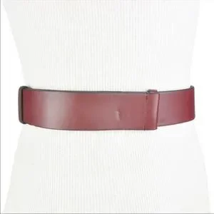 BCBGMaxAzria | Accessories | Bcbg Waist Belt Burgundy Red  display picture 2